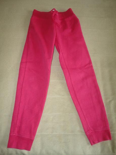 Červené tepláky hm, vel. 6-7 let, h&m,122