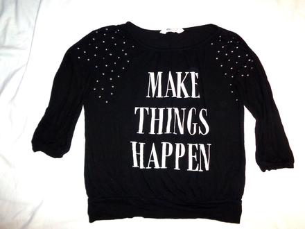 Super černý top158/164, h&m,158