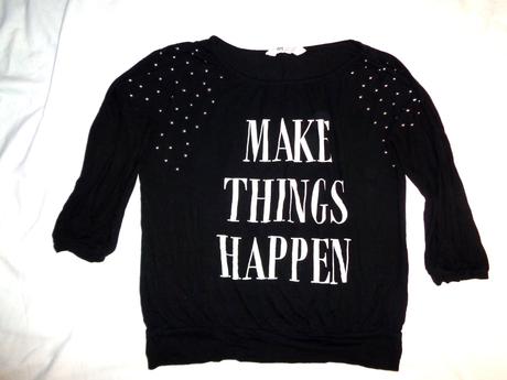 Super černý top158/164, h&m,158