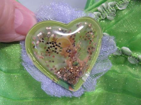 Kostým-krásné šaty s křídly víla zvonilka, 