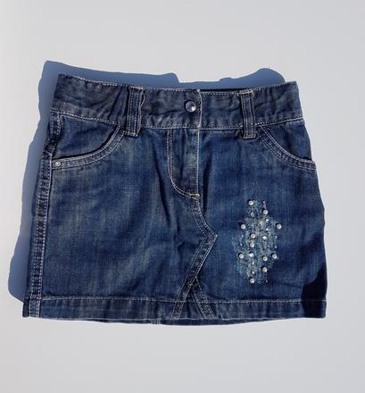 F104 dívčí elegantní riflová sukně vel. 98-104, 98