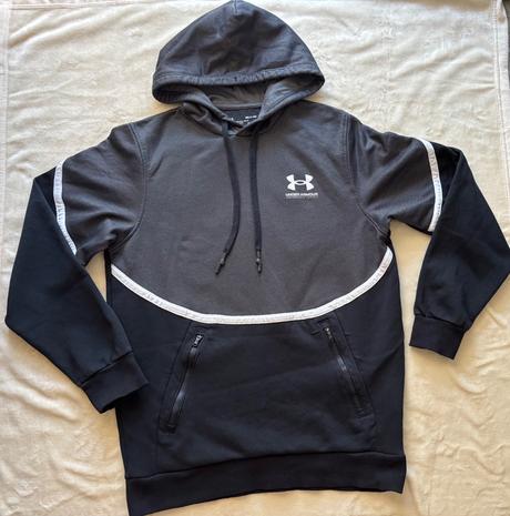 K12/ mikina černá zn. under armour - v.m/l (44/46, under armour,m