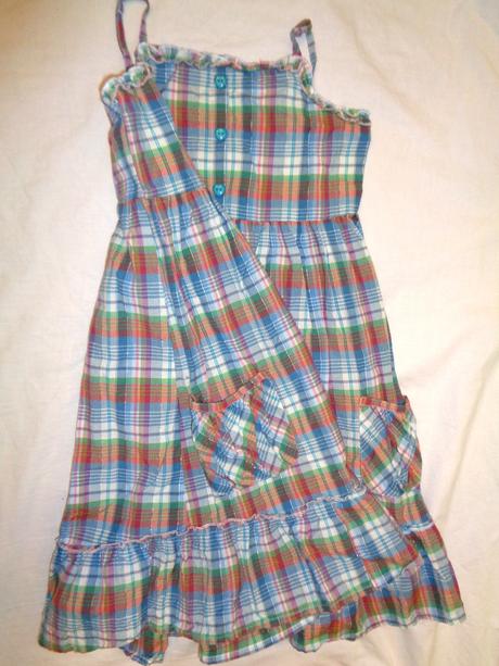 Krásné  káro šaty 140/146, marks & spencer,140