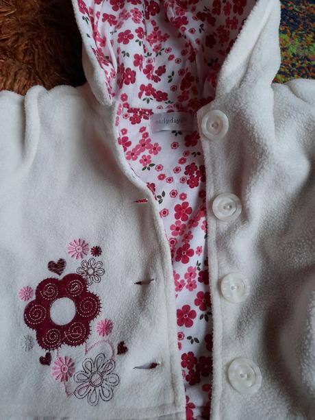 Překrásná malá mikina na holku,kabátek, early days,86