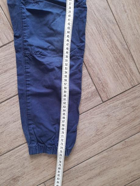 Slabé plátěné jogger kalhoty zn. hm, vel. 128, h&m,128