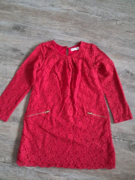 Krajkové šaty, h&m,122