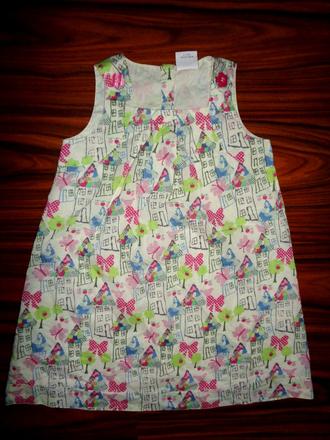 Krásné šaty s domečky, next,110