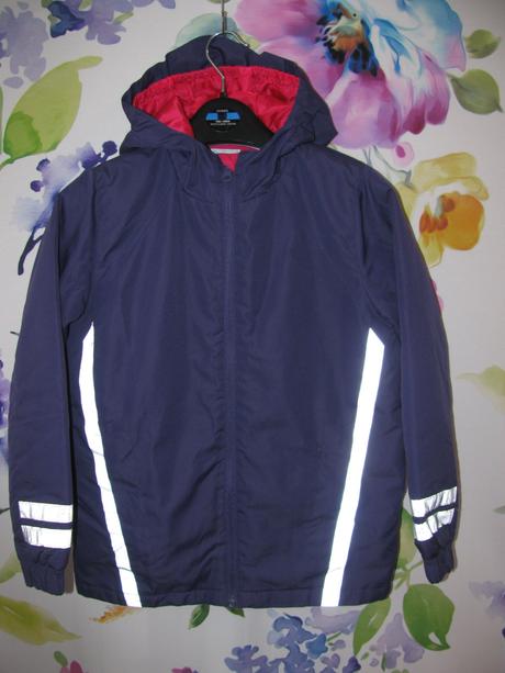 Fialová zimní bunda s kapucí, pepperts,134