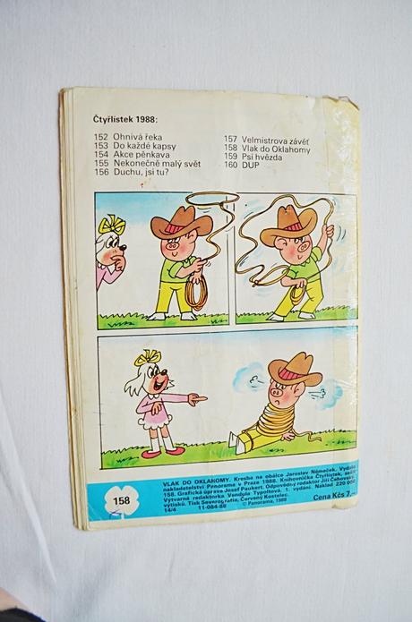 Dětský časopis čtyřlístek 158/ vlak do oklahomy,