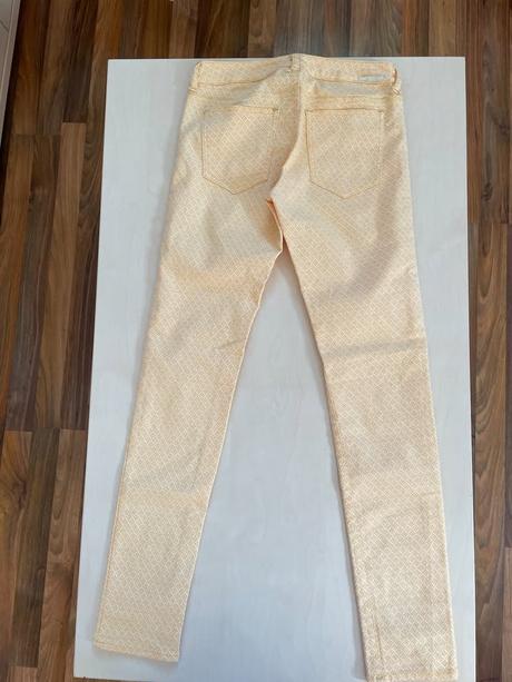 Nové žluté džíny se vzorkem, vel 26, rifle, rifle,xs