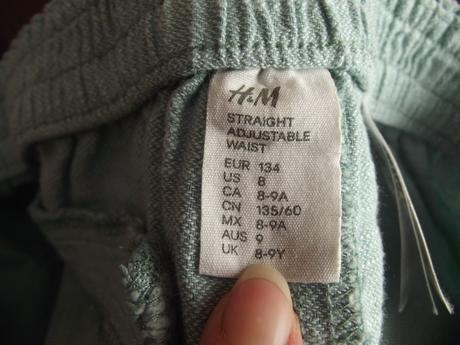 Chlapecké kalhoty v.134, h&m,134