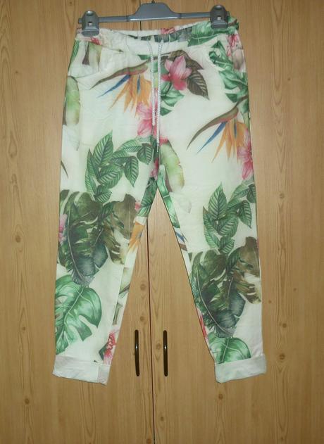 Volnočasové kalhoty moda italia, s