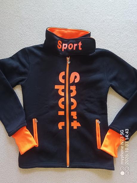 Mikina s neón nápisem zn."vt fashion" vel."l", l