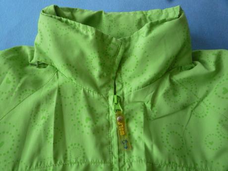 Zelená tenká bunda s kapucí vel. 146, wolf,146