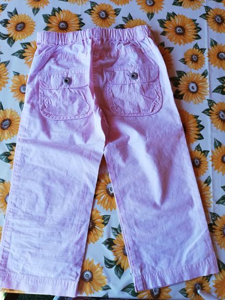 Kalhoty 3/4 letní dívčí vel.116., 116