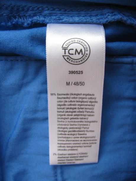 Bavlněné elastické modré kraťasy, tcm,m