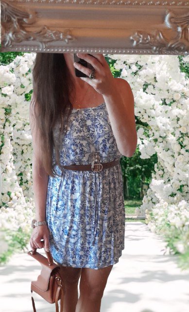 F&f viskózové květinové krátké šaty, f&f,40