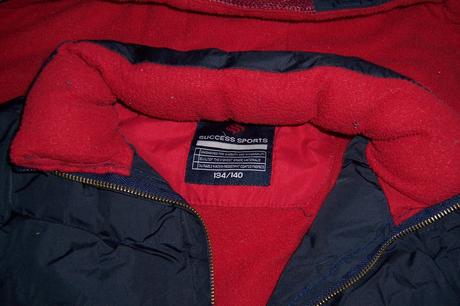 Tmavě modrá teplá bunda s odepínacími rukávy, success,134