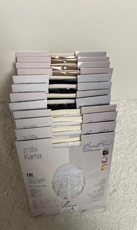 Dámské samodržící punčochy se širokým lemem vel. l, l / m / xl