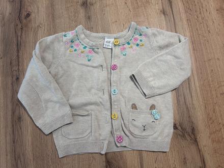 Krásný, lehký svetřík s lamou, h&m,80