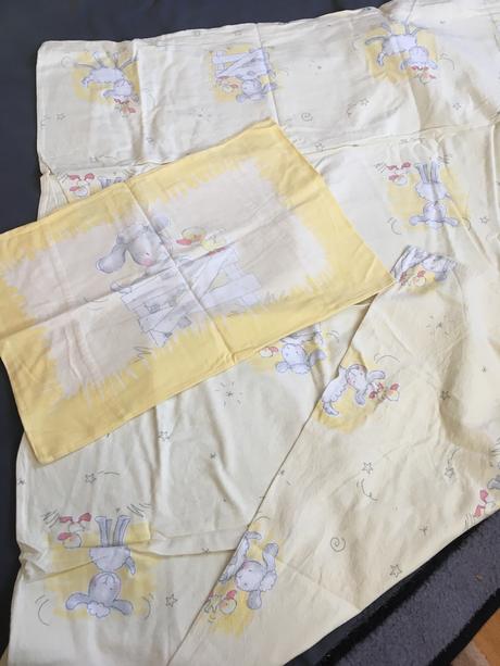 Teplé flanelové povlečení ovečka a kačka, šířka (cm): 95,délka (cm): 120