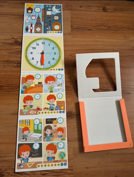 Kouzelné čtení-mluvící hodiny my english clock, 