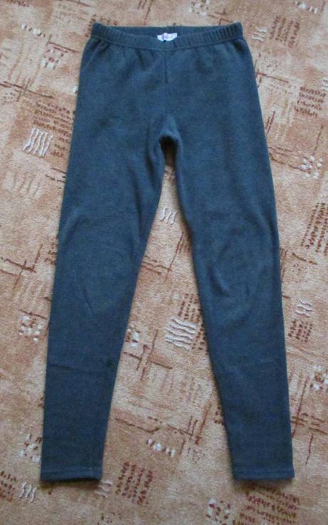 Dámské zimní termo legíny šedé bambusové s 36, s