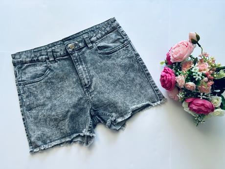 Džínové kraťasy - v.164, h&m,164