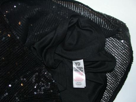 P222 černá halenka s flitry vel. 146, young dimension,146