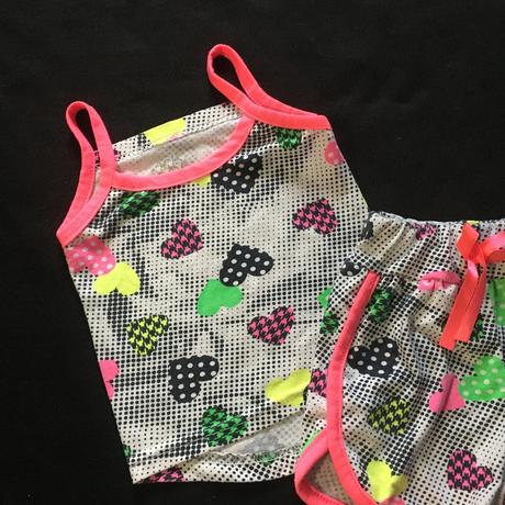 Vel. 98 letní komplet se srdíčky, 98