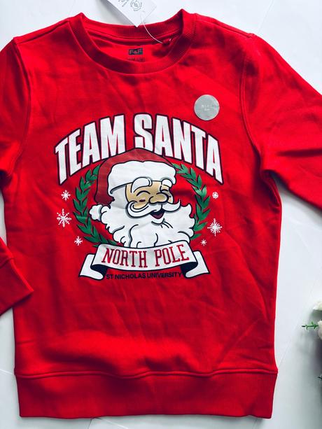 D79/ mikina vánoční - v.7/8 let, 128