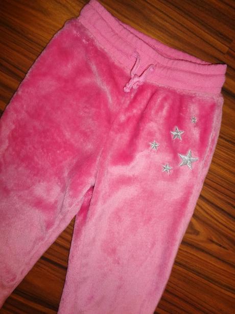Růžové měkoučké flísové kalhoty, kids,128