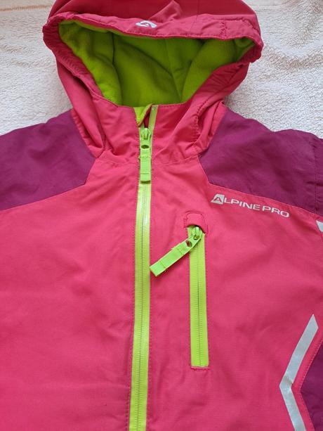 Lyžařská bunda alpine pro 128/134 ptx membrána, alpine pro,128