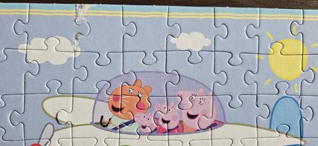 Puzzle prasátko pepa, peppa pig 4 v 1, trefl, 3+,