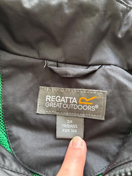 Bunda jaro/podzim černá - v.3/4 roky, regatta,104