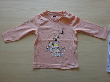 2x tričko s dl.r., vel. 74/80, 74