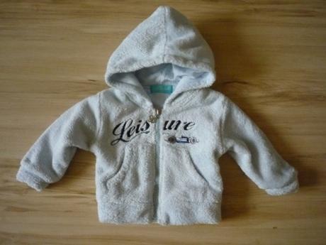 Muchlovací bavlnou podšitá mikina, 68