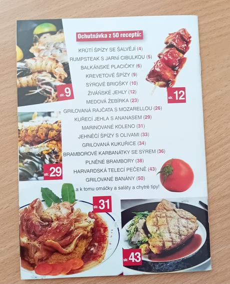 Glanc grilování a přílohy,