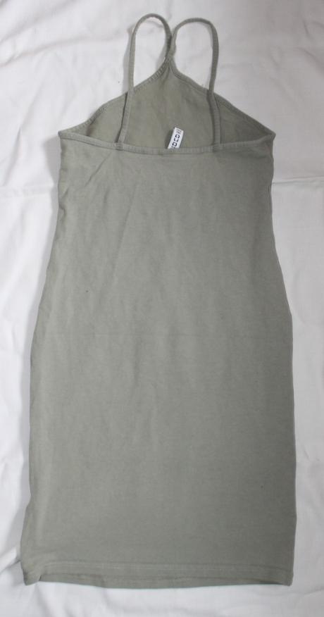 Po23. jednoduché,bavlněné khaki minišaty 16-19 let, h&m,xs