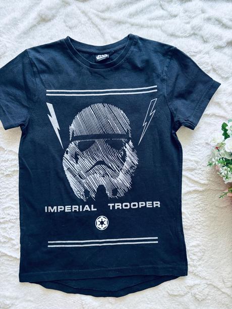 Triko černé dívčí star wars- v.8/9 let, 134