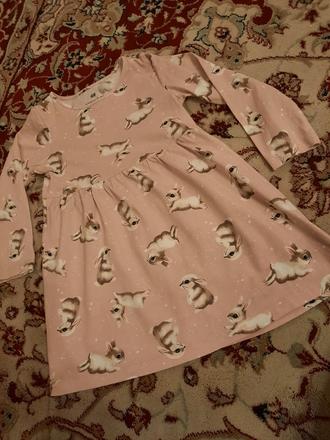 Králíčkové šatičky, h&m,98