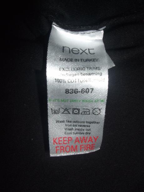 Elegantná čierna polokošeľa next, next,128