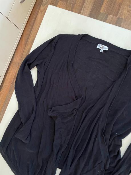 Tenký černý svetřík / kardigan, vel m,, m