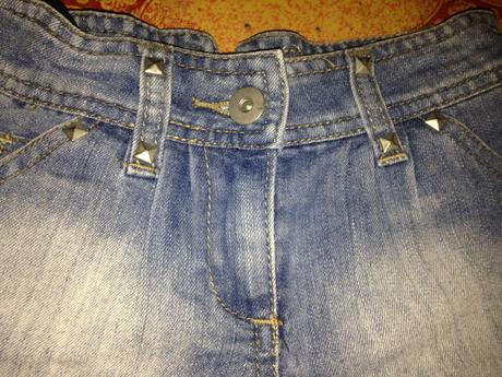 Dívčí riflové kraťasy vel. 92 - 98, 92