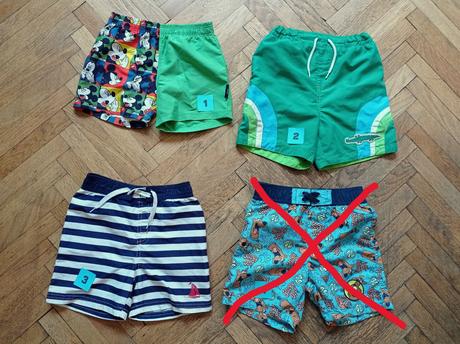 Plavky, koupací kraťasy 110-116, lupilu,110