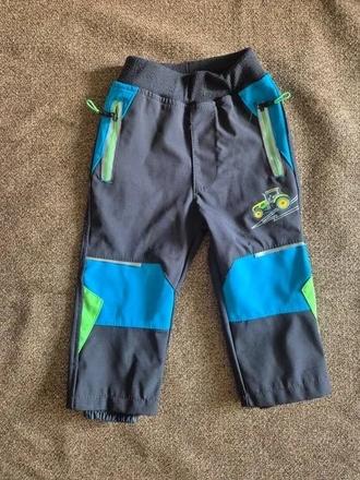 Softshelové kalhoty s traktorem kugo vel. 80, kugo,80