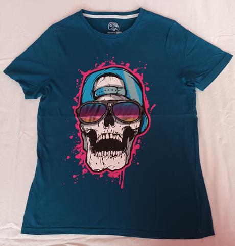 Chlapecké triko s lebkou krátký rukáv f&f, f&f,164