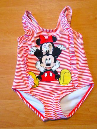 Krásné dívčí plavky vel 92-98, nutmeg,98