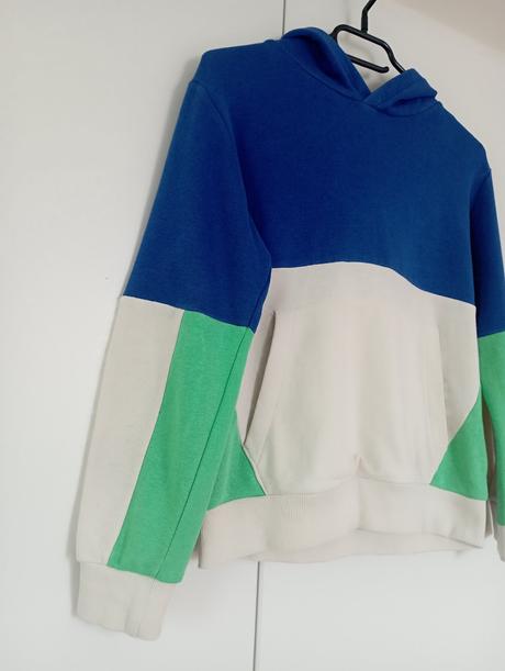 Hezká mikina s kapucí, h&m,134