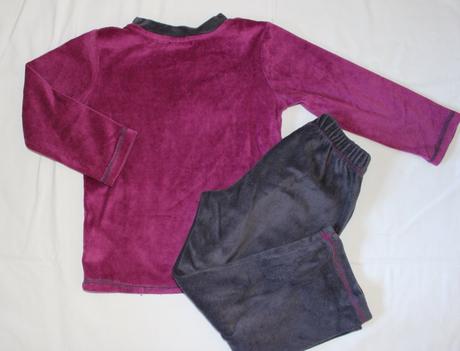 Op671. sametová souprava/domácí komplet s vílou, lupilu,110